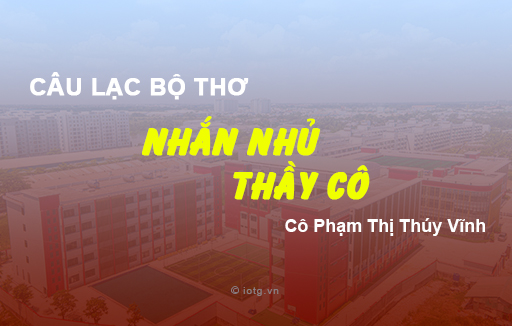 Nhắn nhủ thầy cô