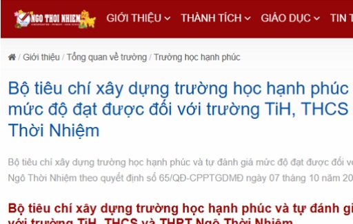 Có mặt trong top 5 trường tư thục tốt nhất ở tphcm-ngôi trường hạnh phúc thì điều gì xảy ra ?
