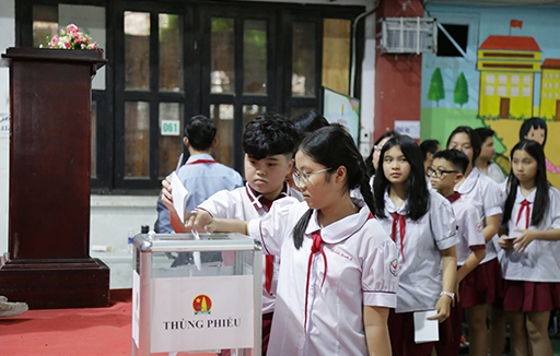 Đại hội Liên đội trường TH - THCS Ngô Thời Nhiệm nhiệm kỳ 2024 - 2025