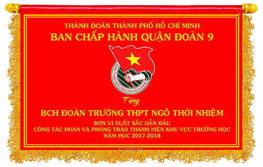 Đơn vị xuất sắc dẫn đầu Công tác Đoàn và phong trào thanh niên khu vực trường học Năm học 2017-2018