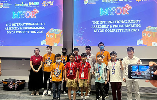 Em Lương Tuấn An xuất sắc đạt HCB Cuộc thi lắp ráp & lập trình Robot quốc tế MYOR 2023 tại trường Đại học Nanyang Singapore