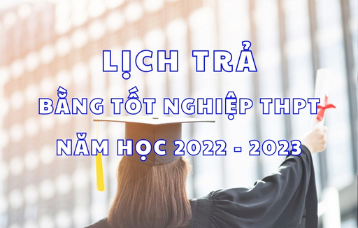 [HCM] Lịch trả bằng tốt nghiệp THPT - Năm học 2022 - 2023