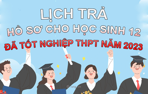[HCM] Lịch trả hồ sơ cho học sinh lớp 12 đã tốt nghiệp THPT năm 2023