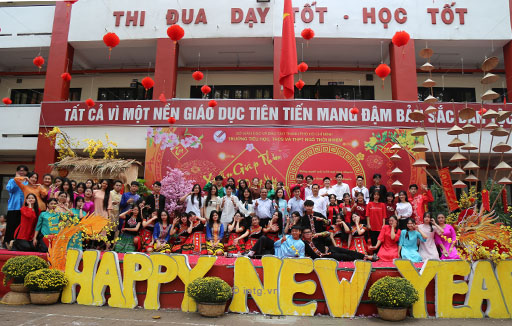 Hội xuân hệ thống trường Ngô Thời Nhiệm: Vui tươi và hạnh phúc