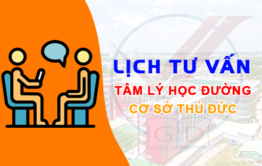 Lịch tư vấn tâm lý học đường tại cơ sở Thủ Đức trường Ngô Thời Nhiệm