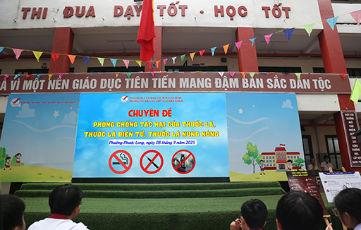 Tổ chức chuyên đề phòng chống tác hại của thuốc lá, thuốc lá điện tử, thuốc lá nung nóng