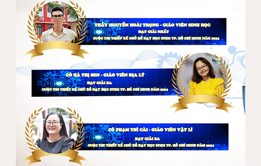 Trường Ngô Thời Nhiệm đạt thành tích cao trong cuộc thi thiết kế chủ đề dạy học tích hợp STEM TP.HCM năm 2024
