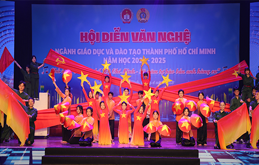 Trường Ngô Thời Nhiệm tham gia chương trình liên hoan văn nghệ ngành giáo dục với chủ đề “thành phố Hồ Chí Minh – 50 năm tự hào bản hùng ca”