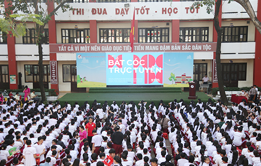 Trường Ngô Thời Nhiệm tham gia trực tuyến lễ phát động chương trình An toàn mạng - Không một mình