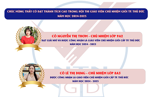 Vinh danh giáo viên chủ nhiệm giỏi Tp. Thủ đức – Lan tỏa tâm huyết và sự cống hiến