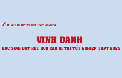 Vinh danh học sinh đạt điểm cao trong kỳ thi tốt nghiệp THPT năm 2025