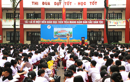 Xây dựng văn hóa giao thông từ trên ghế nhà trường