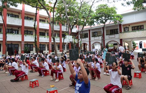 Hội thi Rung chuông vàng với chủ đề Vòng tay bè bạn năm 2023