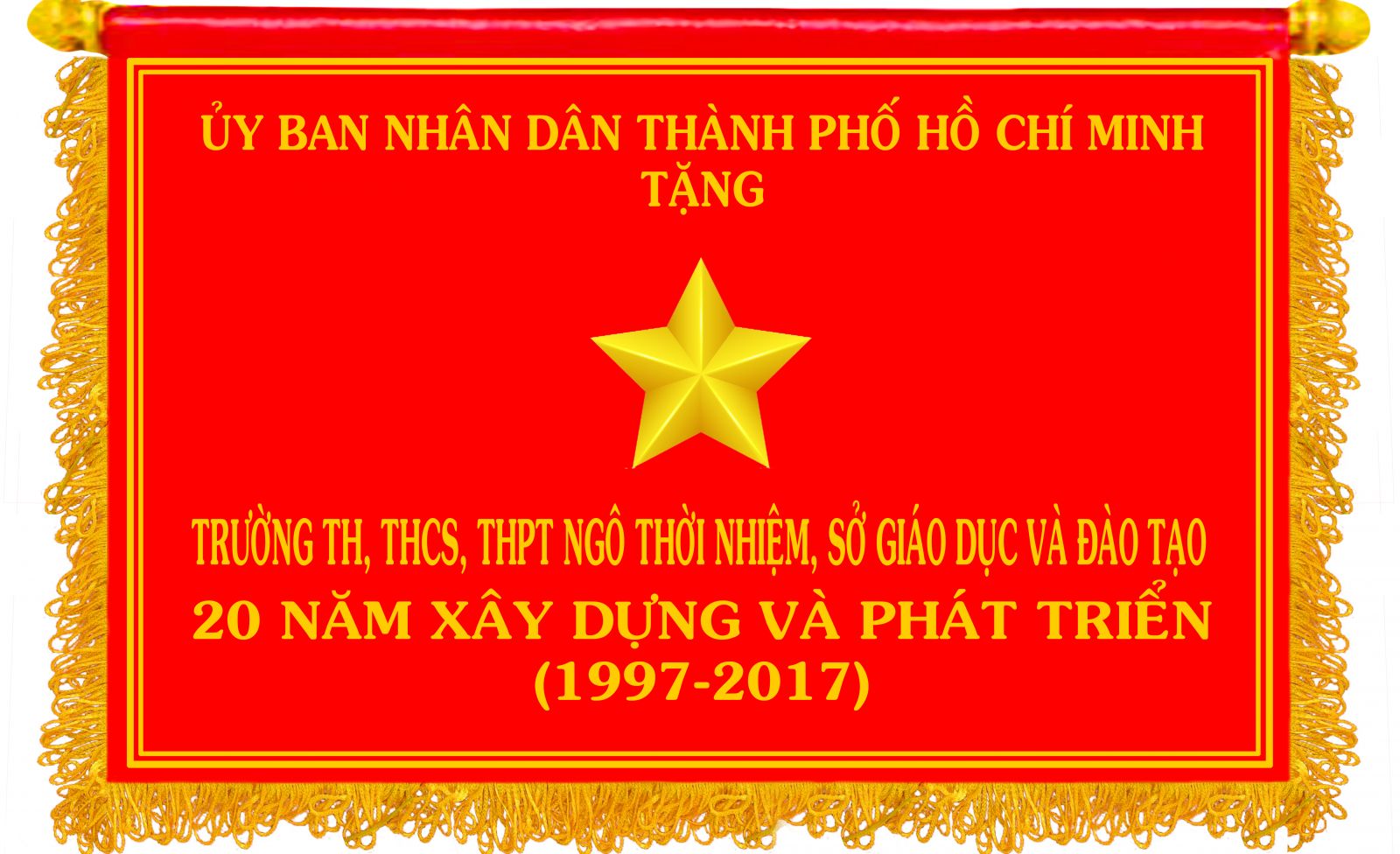 Trường Ngô Thời Nhiệm 20 năm xây dựng và phát triển giai đoạn 1997 - 2017