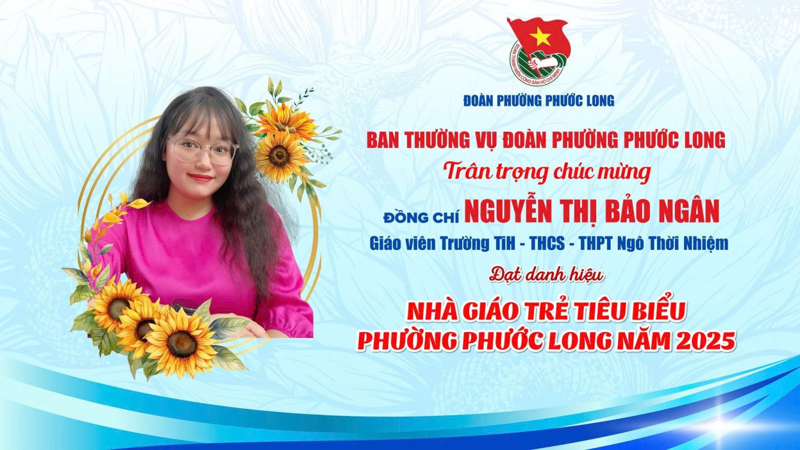 Cô Nguyễn Thị Bảo Ngân - Giáo viên Ngữ văn