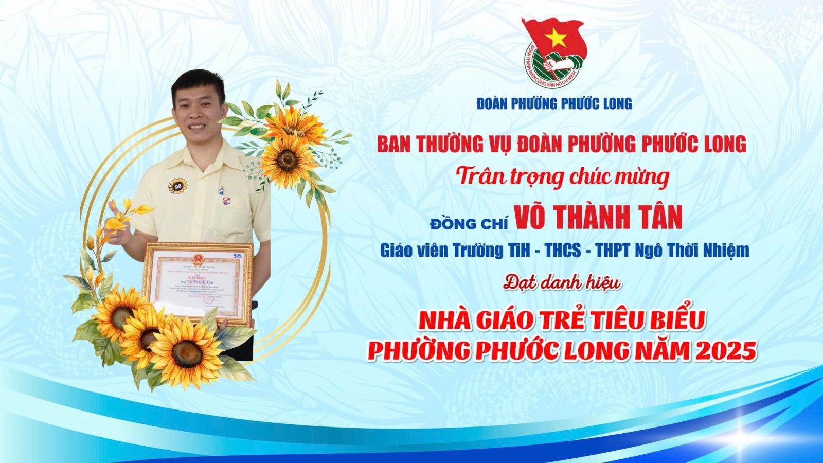Thầy Võ Thành Tân - Giáo viên Địa lí