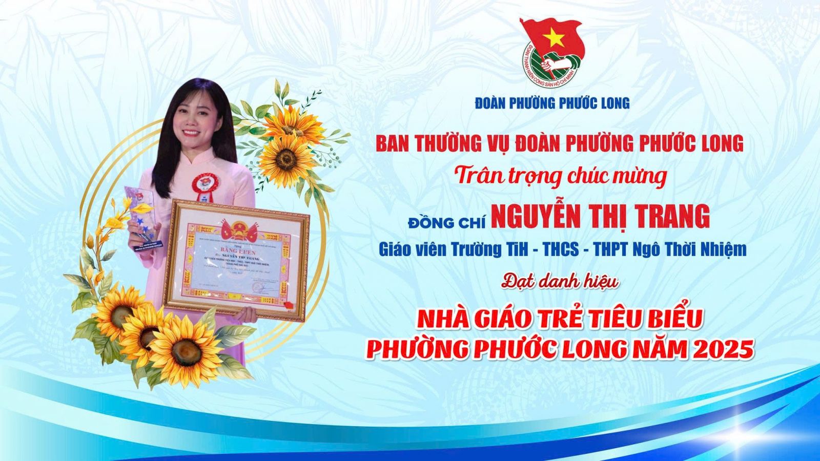 Cô Nguyễn Thị Trang - Giáo viên Tiểu học