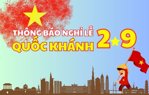 Thông báo Về thời gian nghỉ Lễ Quốc Khánh ngày 02/09/2025